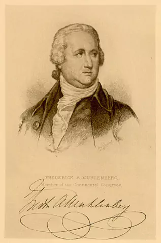 Speaker of the House Frederick Muhlenberg