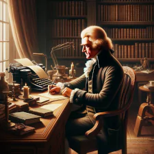 jefferson composing letter religion in politics